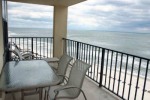 Balcony overlooking the Gulf of Mexico at Orange Beach Gulf Shores Alabama